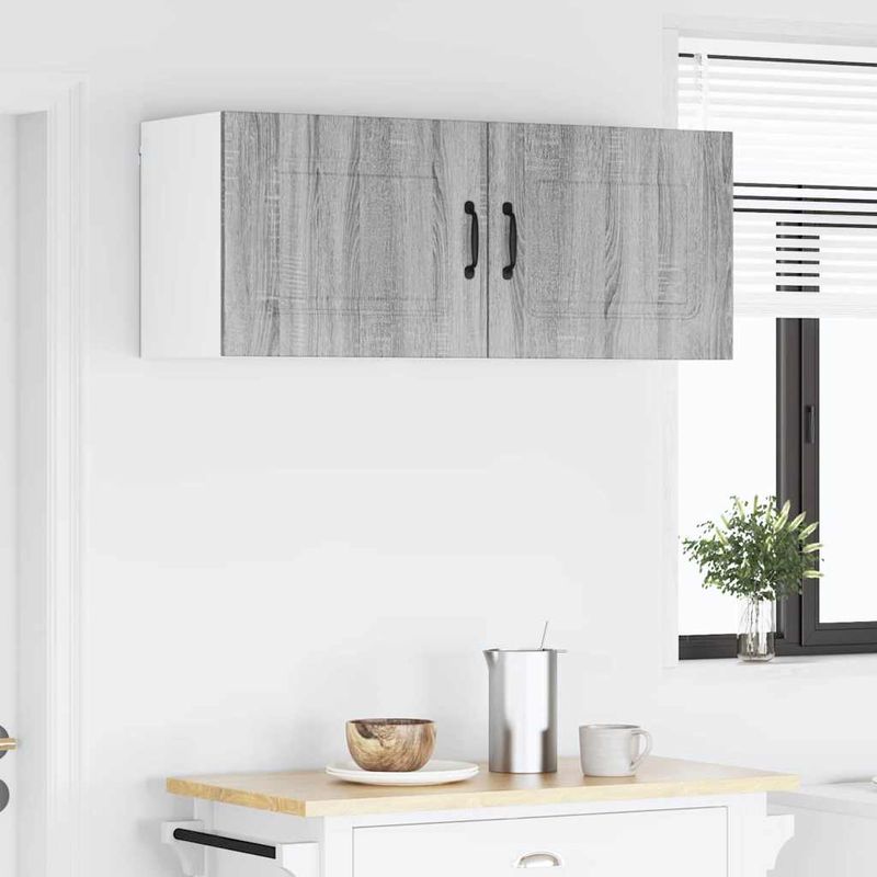 Casa si Gradina - Mobilier - Comode si corpuri - Corpuri bucatarie - Dulap suspendat de bucatarie cu raft Gri Sonoma 50 x 31 x 40 cm - Infinity.ro