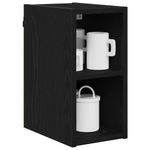 Casa si Gradina - Mobilier - Comode si corpuri - Corpuri bucatarie - Dulap suspendat cu raft Riga Stejar Negru 20 x 29,5 x 40 cm - Infinity.ro