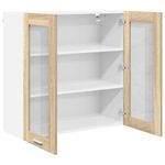 Casa si Gradina - Mobilier - Comode si corpuri - Corpuri bucatarie - Dulap suspendat cu raft Riga Stejar Sonoma 80 x 31 x 80 cm - Infinity.ro