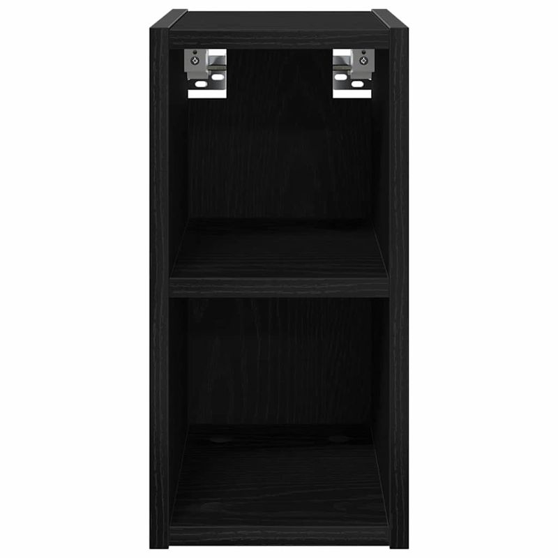 Casa si Gradina - Mobilier - Comode si corpuri - Corpuri bucatarie - Dulap suspendat cu raft Riga Stejar Negru 20 x 29,5 x 40 cm - Infinity.ro