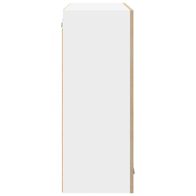 Casa si Gradina - Mobilier - Comode si corpuri - Corpuri bucatarie - Dulap suspendat cu raft Riga Stejar Sonoma 80 x 31 x 80 cm - Infinity.ro
