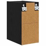 Casa si Gradina - Mobilier - Comode si corpuri - Corpuri bucatarie - Dulap suspendat cu raft Riga Stejar Negru 20 x 29,5 x 40 cm - Infinity.ro