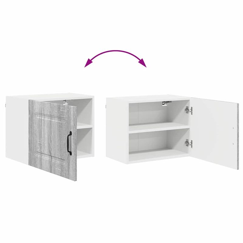 Casa si Gradina - Mobilier - Comode si corpuri - Corpuri bucatarie - Dulap suspendat de bucatarie cu raft Gri Sonoma 50 x 31 x 40 cm - Infinity.ro