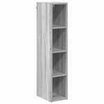 Casa si Gradina - Mobilier - Comode si corpuri - Corpuri bucatarie - Dulap suspendat cu raft Riga Gri Sonoma 20 x 29,5 x 100 cm - Infinity.ro
