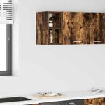 Casa si Gradina - Mobilier - Comode si corpuri - Corpuri bucatarie - Dulap suspendat cu raft Riga Stejar fumuriu 20 x 29,5 x 40 cm - Infinity.ro