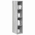 Casa si Gradina - Mobilier - Comode si corpuri - Corpuri bucatarie - Dulap suspendat cu raft Riga Gri Sonoma 20 x 29,5 x 100 cm - Infinity.ro