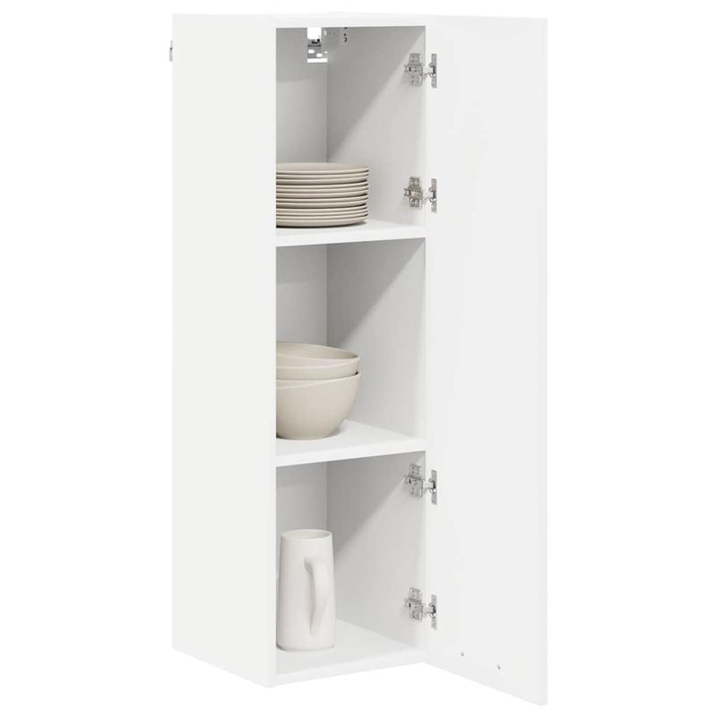 Casa si Gradina - Mobilier - Comode si corpuri - Corpuri bucatarie - Dulap suspendat cu raft Riga Alb 30 x 31 x 100 cm Lemn compozit - Infinity.ro