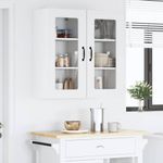 Casa si Gradina - Mobilier - Comode si corpuri - Corpuri bucatarie - Dulap suspendat de bucatarie cu raft 2 pcs Alb 40 x 31 x 80 cm - Infinity.ro