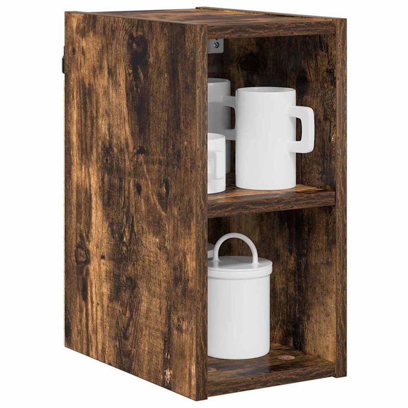 Casa si Gradina - Mobilier - Comode si corpuri - Corpuri bucatarie - Dulap suspendat cu raft Riga Stejar fumuriu 20 x 29,5 x 40 cm - Infinity.ro