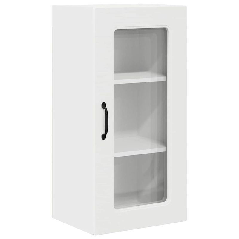 Casa si Gradina - Mobilier - Comode si corpuri - Corpuri bucatarie - Dulap suspendat de bucatarie cu raft 2 pcs Alb 40 x 31 x 80 cm - Infinity.ro