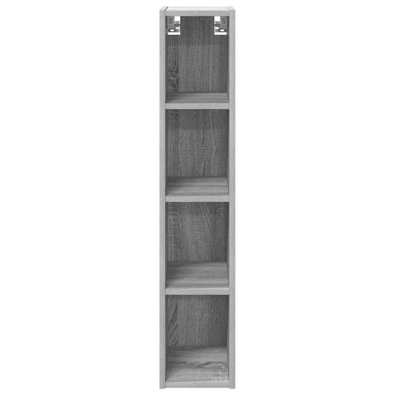 Casa si Gradina - Mobilier - Comode si corpuri - Corpuri bucatarie - Dulap suspendat cu raft Riga Gri Sonoma 20 x 29,5 x 100 cm - Infinity.ro