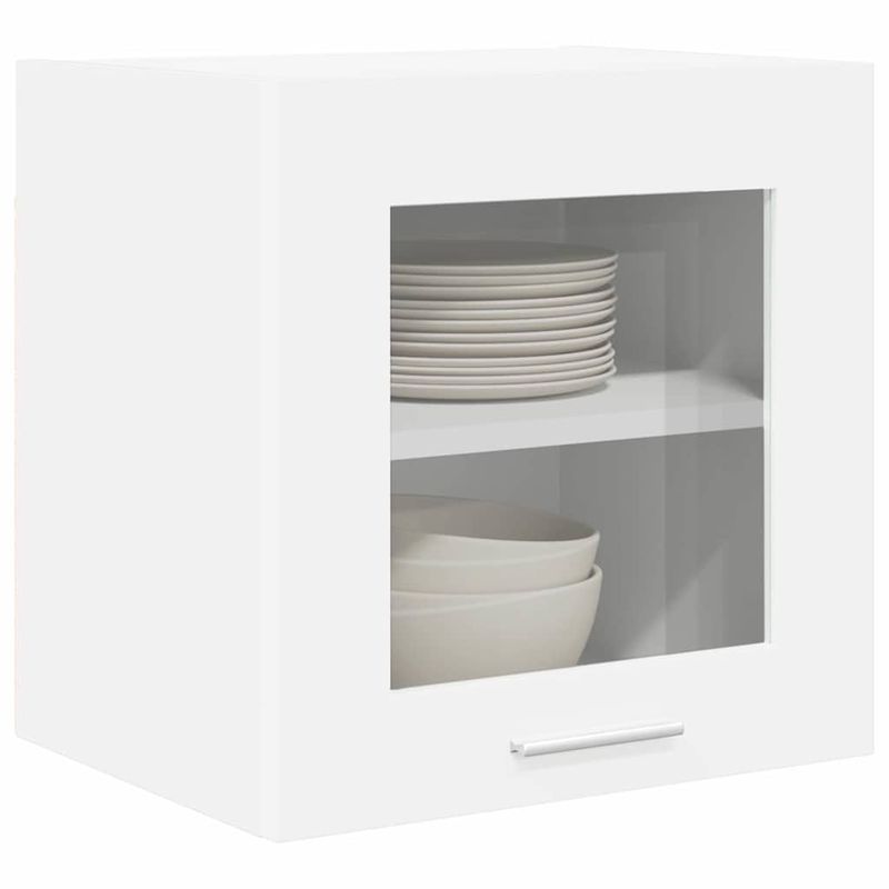 Casa si Gradina - Mobilier - Comode si corpuri - Corpuri bucatarie - Dulap suspendat cu raft Riga Alb 40 x 31 x 40 cm Lemn compozit - Infinity.ro