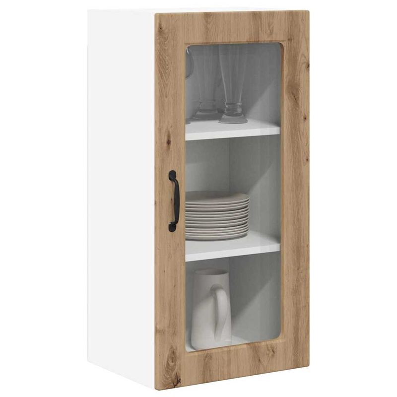 Casa si Gradina - Mobilier - Comode si corpuri - Corpuri bucatarie - Dulap suspendat de bucatarie Stejar Artizanal 40 x 31 x 80 cm - Infinity.ro
