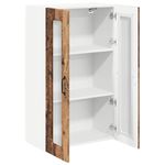 Casa si Gradina - Mobilier - Comode si corpuri - Corpuri bucatarie - Dulap suspendat de bucatarie cu usa Lemn Vechi 60 x 31 x 100 cm - Infinity.ro