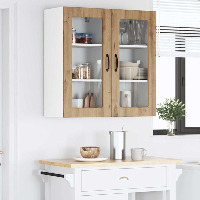 Casa si Gradina - Mobilier - Comode si corpuri - Corpuri bucatarie - Dulap suspendat de bucatarie Stejar Artizanal 40 x 31 x 80 cm - Infinity.ro