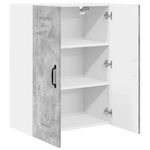 Casa si Gradina - Mobilier - Comode si corpuri - Corpuri bucatarie - Dulap suspendat de bucatarie Gri din beton 60 x 31 x 80 cm - Infinity.ro