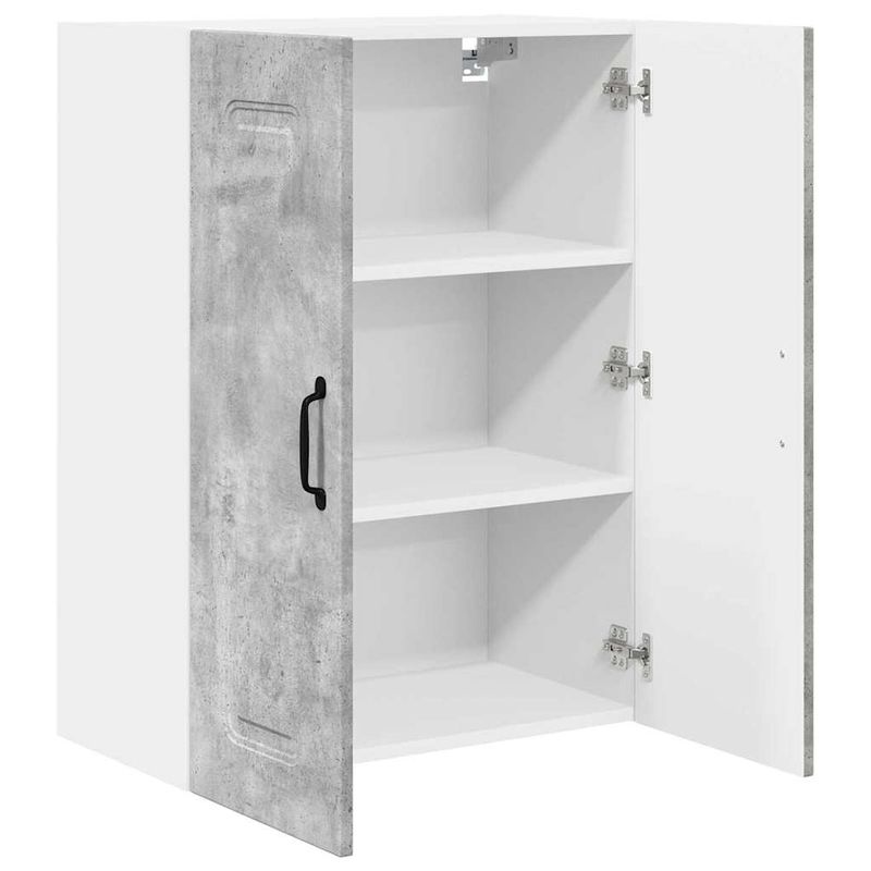 Casa si Gradina - Mobilier - Comode si corpuri - Corpuri bucatarie - Dulap suspendat de bucatarie Gri din beton 60 x 31 x 80 cm - Infinity.ro