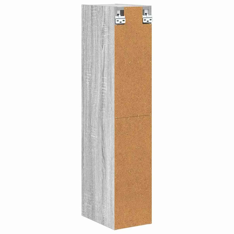 Casa si Gradina - Mobilier - Comode si corpuri - Corpuri bucatarie - Dulap suspendat cu raft Riga Gri Sonoma 20 x 29,5 x 100 cm - Infinity.ro