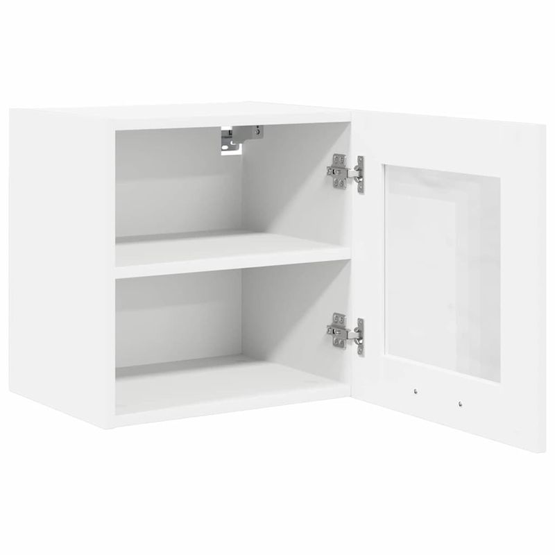 Casa si Gradina - Mobilier - Comode si corpuri - Corpuri bucatarie - Dulap suspendat cu raft Riga Alb 40 x 31 x 40 cm Lemn compozit - Infinity.ro