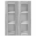 Casa si Gradina - Mobilier - Comode si corpuri - Corpuri bucatarie - Dulap suspendat Riga Gri Sonoma 60 x 31 x 80 cm Lemn compozit - Infinity.ro