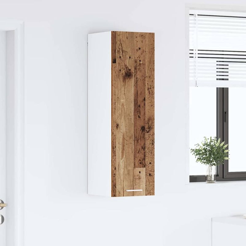 Casa si Gradina - Mobilier - Comode si corpuri - Corpuri bucatarie - Dulap suspendat Riga Lemn Vechi 30 x 31 x 100 cm Lemn compozit - Infinity.ro