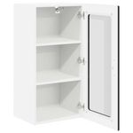 Casa si Gradina - Mobilier - Comode si corpuri - Corpuri bucatarie - Dulap suspendat de bucatarie cu usa 2 pcs Negru 40 x 31 x 80 cm - Infinity.ro