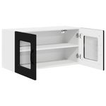 Casa si Gradina - Mobilier - Comode si corpuri - Corpuri bucatarie - Dulap suspendat de bucatarie cu raft Negru 80 x 31 x 40 cm - Infinity.ro