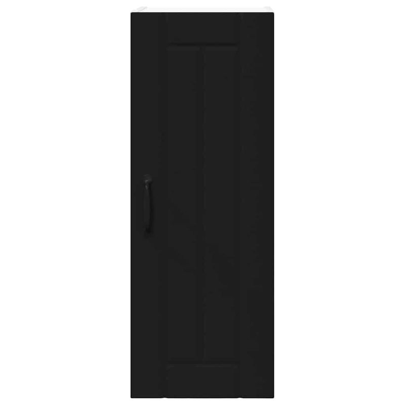 Casa si Gradina - Mobilier - Comode si corpuri - Corpuri bucatarie - Dulap suspendat de bucatarie cu raft Negru 30 x 31 x 80 cm - Infinity.ro
