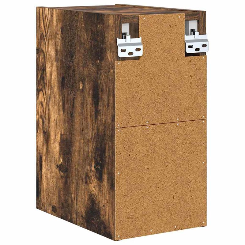 Casa si Gradina - Mobilier - Comode si corpuri - Corpuri bucatarie - Dulap suspendat cu raft Riga Stejar fumuriu 20 x 29,5 x 40 cm - Infinity.ro