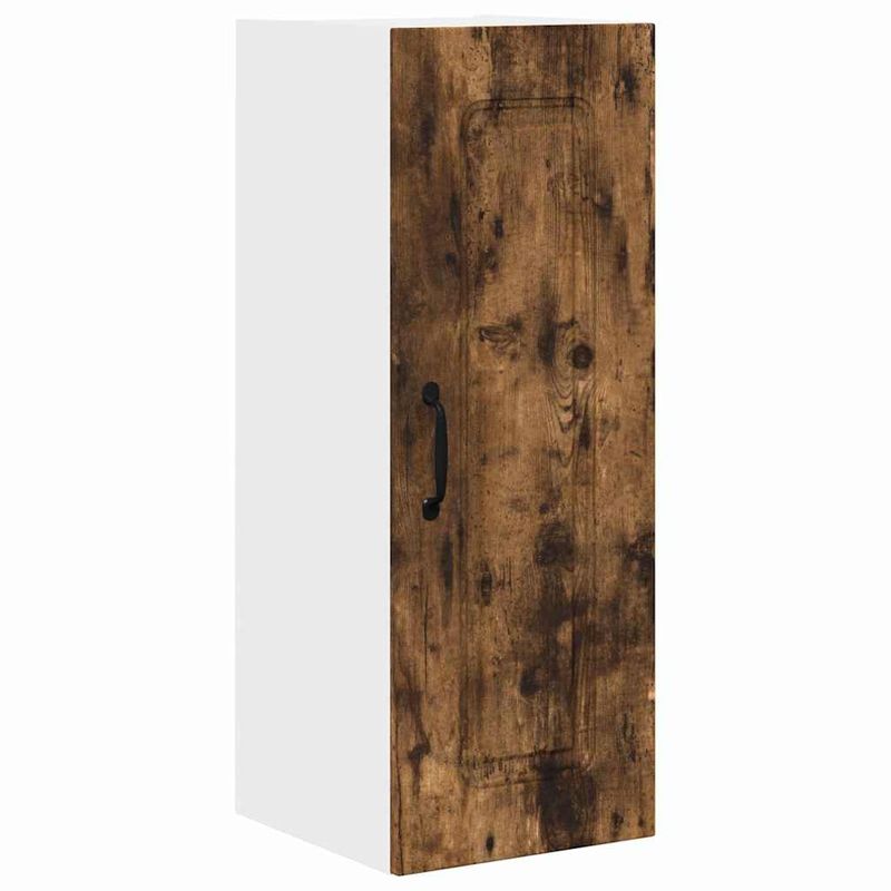 Casa si Gradina - Mobilier - Comode si corpuri - Corpuri bucatarie - Dulap suspendat de bucatarie cu raft 2 pcs Stejar fumuriu - Infinity.ro
