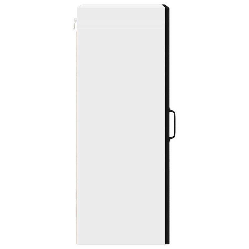Casa si Gradina - Mobilier - Comode si corpuri - Corpuri bucatarie - Dulap suspendat de bucatarie cu raft Negru 30 x 31 x 80 cm - Infinity.ro