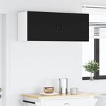 Casa si Gradina - Mobilier - Comode si corpuri - Corpuri bucatarie - Dulap suspendat de bucatarie 2 pcs Negru 50 x 31 x 40 cm - Infinity.ro