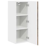 Casa si Gradina - Mobilier - Comode si corpuri - Corpuri bucatarie - Dulap suspendat de bucatarie cu raft 2 pcs Stejar fumuriu - Infinity.ro
