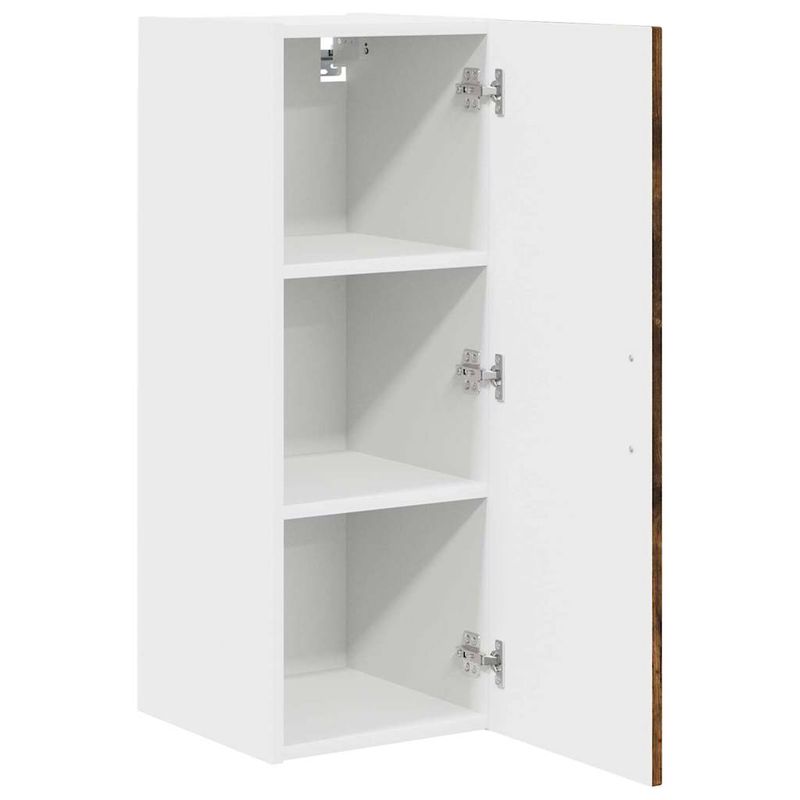Casa si Gradina - Mobilier - Comode si corpuri - Corpuri bucatarie - Dulap suspendat de bucatarie cu raft 2 pcs Stejar fumuriu - Infinity.ro