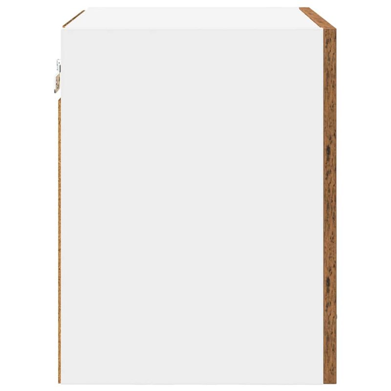 Casa si Gradina - Mobilier - Comode si corpuri - Corpuri bucatarie - Dulap suspendat Riga 2 pcs Lemn vechi si Alb 40 x 31 x 40 cm - Infinity.ro