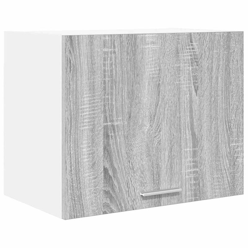 Casa si Gradina - Mobilier - Comode si corpuri - Corpuri bucatarie - Dulap suspendat Riga 2 pcs Gri Sonoma si Alb 50 x 31 x 40 cm - Infinity.ro