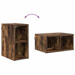 Casa si Gradina - Mobilier - Comode si corpuri - Corpuri bucatarie - Dulap suspendat cu raft Riga Stejar fumuriu 20 x 29,5 x 40 cm - Infinity.ro