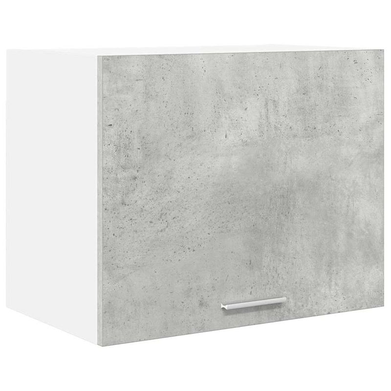 Casa si Gradina - Mobilier - Comode si corpuri - Corpuri bucatarie - Dulap suspendat Riga 2 pcs Gri beton si Alb 50 x 31 x 40 cm - Infinity.ro