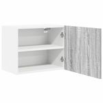 Casa si Gradina - Mobilier - Comode si corpuri - Corpuri bucatarie - Dulap suspendat Riga 2 pcs Gri Sonoma si Alb 50 x 31 x 40 cm - Infinity.ro