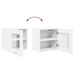 Casa si Gradina - Mobilier - Comode si corpuri - Corpuri bucatarie - Dulap suspendat cu raft Riga Alb 40 x 31 x 40 cm Lemn compozit - Infinity.ro
