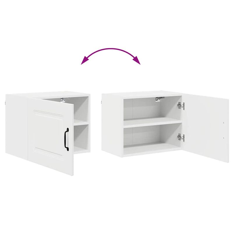 Casa si Gradina - Mobilier - Comode si corpuri - Corpuri bucatarie - Dulap suspendat de bucatarie Alb 50 x 31 x 40 cm Lemn compozit - Infinity.ro