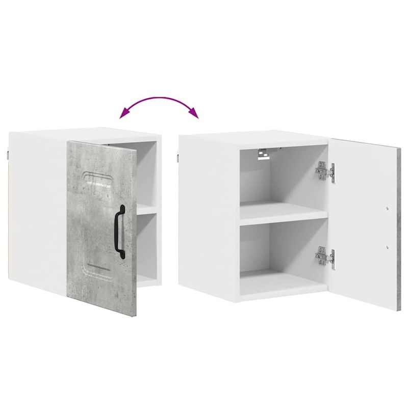 Casa si Gradina - Mobilier - Comode si corpuri - Corpuri bucatarie - Dulap suspendat de bucatarie Gri din beton 30 x 31 x 40 cm - Infinity.ro