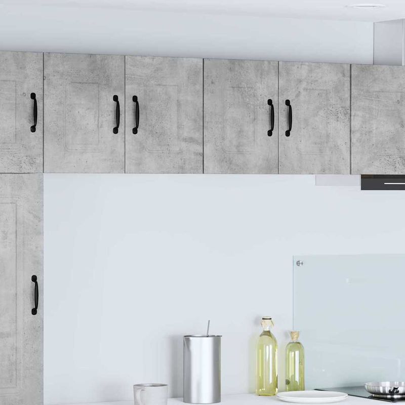 Casa si Gradina - Mobilier - Comode si corpuri - Corpuri bucatarie - Dulap suspendat de bucatarie Gri din beton 60 x 31 x 40 cm - Infinity.ro