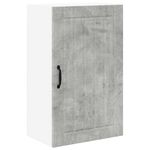 Casa si Gradina - Mobilier - Comode si corpuri - Corpuri bucatarie - Dulap suspendat de bucatarie Gri din beton 50 x 31 x 80 cm - Infinity.ro