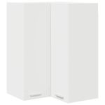 Casa si Gradina - Mobilier - Comode si corpuri - Corpuri bucatarie - Dulap suspendat cu raft Riga Alb 57 x 57 x 80 cm Lemn compozit - Infinity.ro