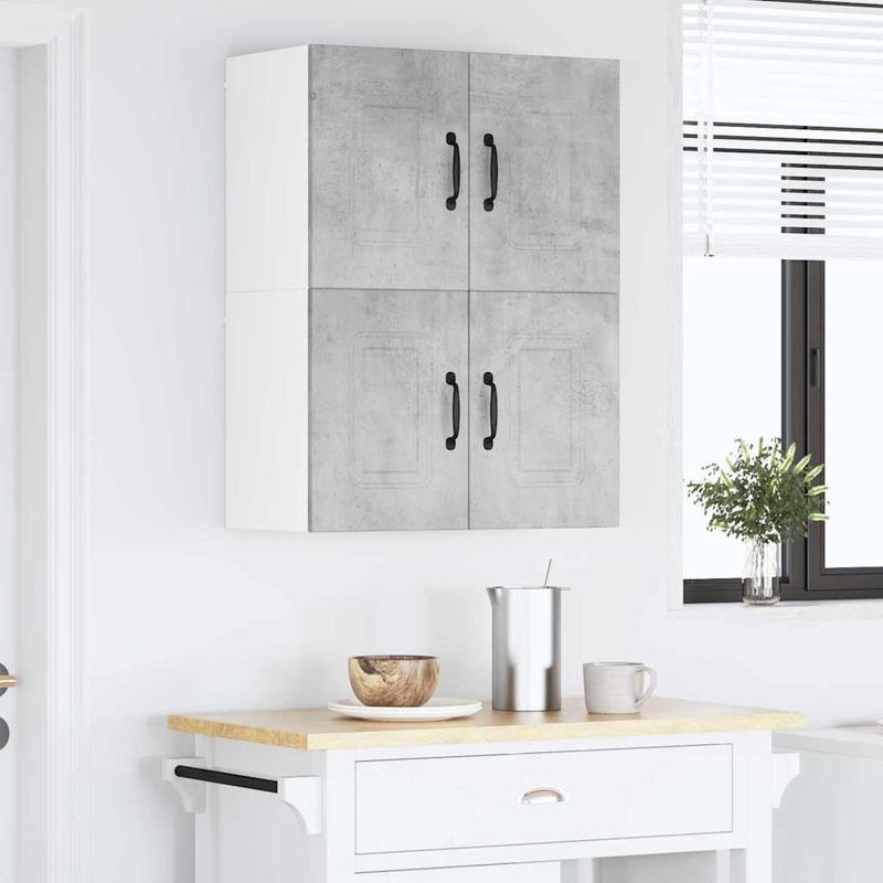 Casa si Gradina - Mobilier - Comode si corpuri - Corpuri bucatarie - Dulap suspendat de bucatarie Gri din beton 60 x 31 x 40 cm - Infinity.ro