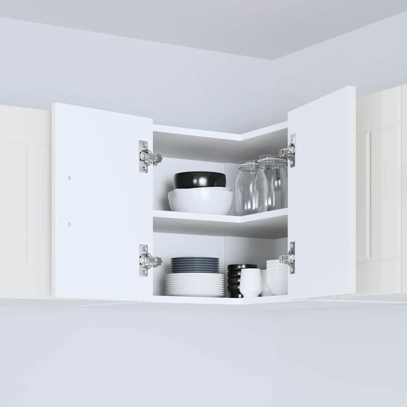 Casa si Gradina - Mobilier - Comode si corpuri - Corpuri bucatarie - Dulap suspendat de bucatarie Alb 57 x 57 x 40 cm Lemn compozit - Infinity.ro