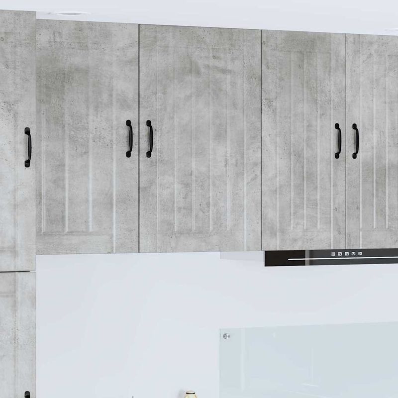Casa si Gradina - Mobilier - Comode si corpuri - Corpuri bucatarie - Dulap suspendat de bucatarie Gri din beton 50 x 31 x 80 cm - Infinity.ro