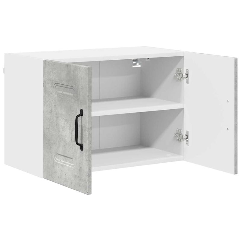 Casa si Gradina - Mobilier - Comode si corpuri - Corpuri bucatarie - Dulap suspendat de bucatarie Gri din beton 60 x 31 x 40 cm - Infinity.ro