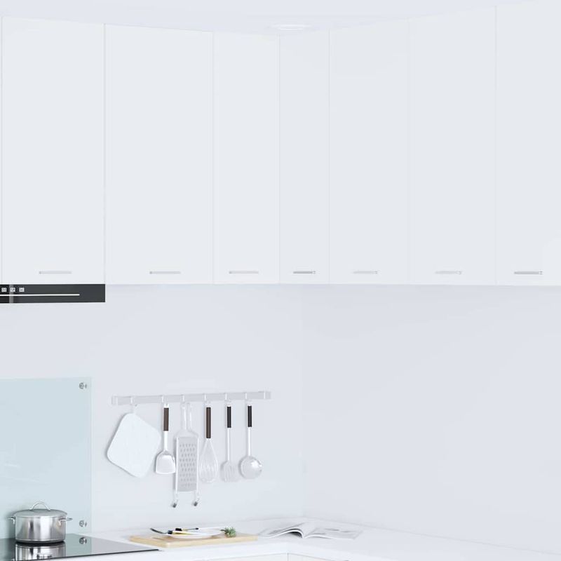 Casa si Gradina - Mobilier - Comode si corpuri - Corpuri bucatarie - Dulap suspendat cu raft Riga Alb 57 x 57 x 80 cm Lemn compozit - Infinity.ro
